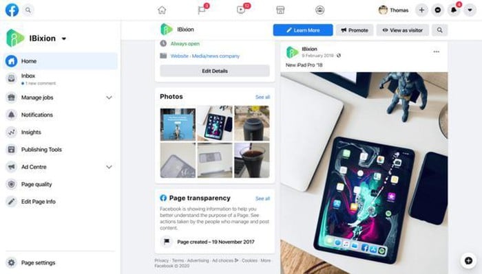 Các icon cũng đã được thiết kế lại và đặt ở vị trí mới. (Ảnh: IBixion)  