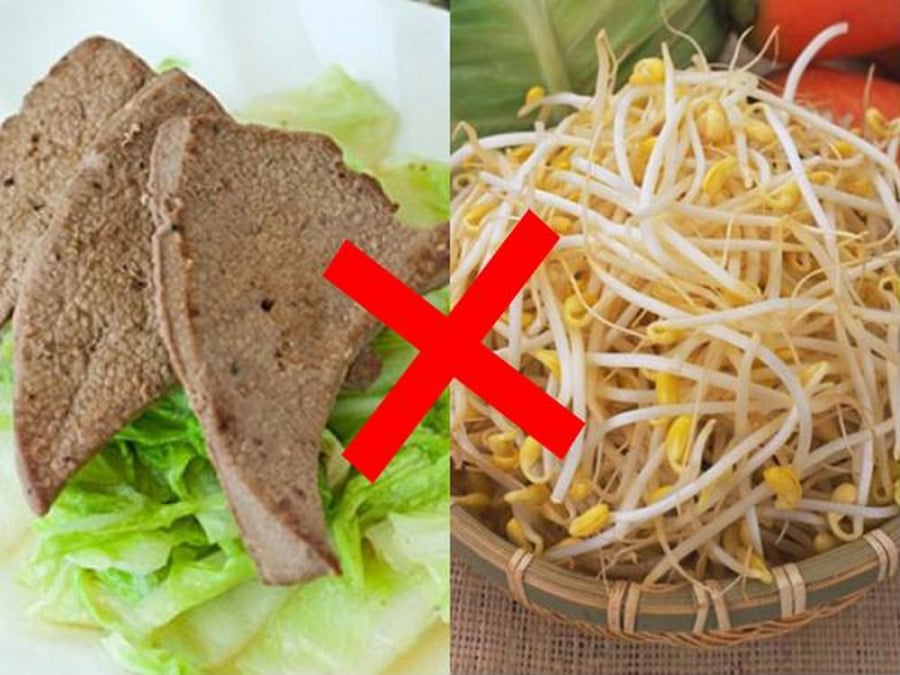 Gan kỵ với giá đỗ 