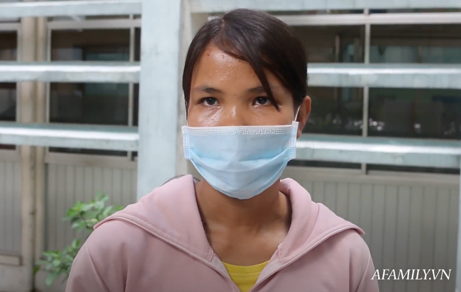 Chị Tuổi cho biết về tình trạng sức khỏe của chồng (Ảnh: Afamily)