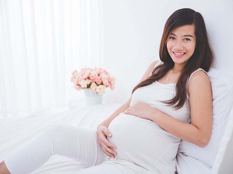 Mẹ bầu tăng cân đều đặn