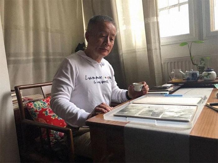 Ông Hua Yunquing khi về già