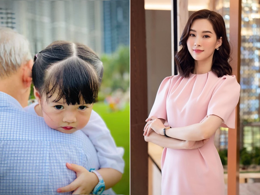 Mới đây, Đặng Thu Thảo đăng tải khoảnh khắc con gái Sophie với gương mặt đang đăm chiêu. Cô bé ngày càng dễ thương với hai má bánh bao, đôi môi đỏ chúm chím, gương mặt mũm mĩm. Tuy nhiên điều khiến ai cũng phải 