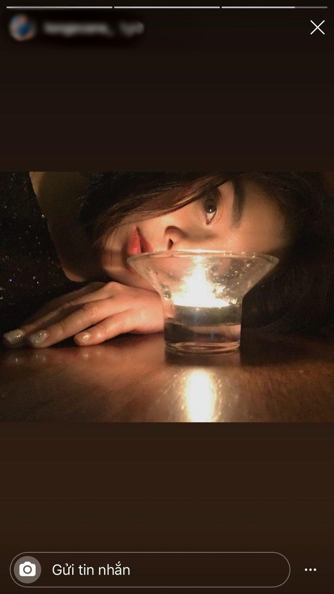 Trước đó, anh chàng cũng từng một lần lộ ảnh Thái Trinh trên story Instagram.