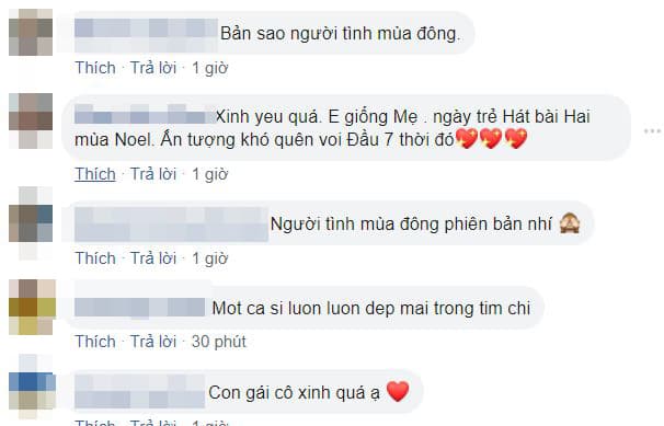 Con gái Như Quỳnh nhận được nhiều lời khen ngợi về nhan sắc giống mẹ.