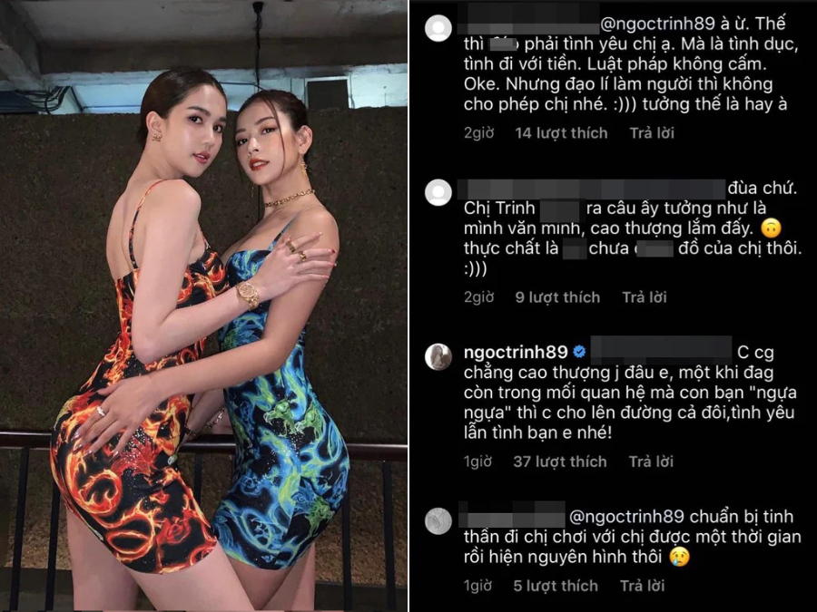 Cách đây 1 ngày, Ngọc Trinh và Chi Pu có màn đọ dáng gây bão. Những hình ảnh cả cả hai nhanh chóng thu hút sự chú ý của dư luận. Bên cạnh những lời khen ngợi thì vẫn có lời cảnh báo Ngọc Trinh đừng chơi thân Chi Pu vì những lùm xùm liên quan tới chuyện 