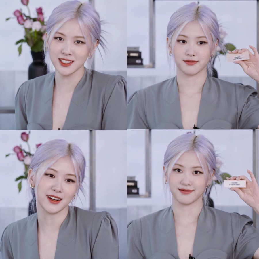 Nhờ màu tóc tím này mà Rosé đã được mệnh danh là 