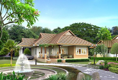 Nhà có lối đi vào nhà quá lớn