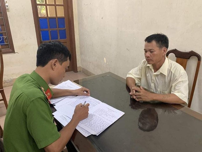 Đối tượng Hạnh tại cơ quan điều tra