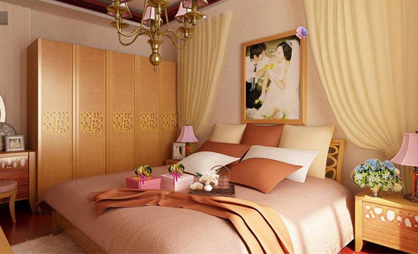 Không treo ảnh cưới ở đầu giường