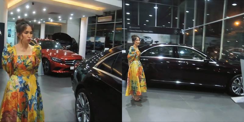Mới đây, trên mạng xã hội lan truyền đoạn clip Hòa Minzy đang đi mua xe, người này còn tiết lộ nữ ca sĩ đã chọn được một chiếc khá ưng ý. Có thể thấy người chị thân thiết Hương Giang vừa được tặng xe mới thì cô em cũng chẳng hề kém cạnh, nói về độ chịu chi của cả hai cặp đôi thật sự chẳng ai bằng. Chỉ trong thời gian ngắn cô cùng Hương Giang đi mua đồng hồ đính kim cương giờ thì ô tô. Và chẳng cần nói thì ai cũng hiểu là xe tiền tỷ này chắc hẳn do bạn trai dành tặng nữ ca sĩ rồi.