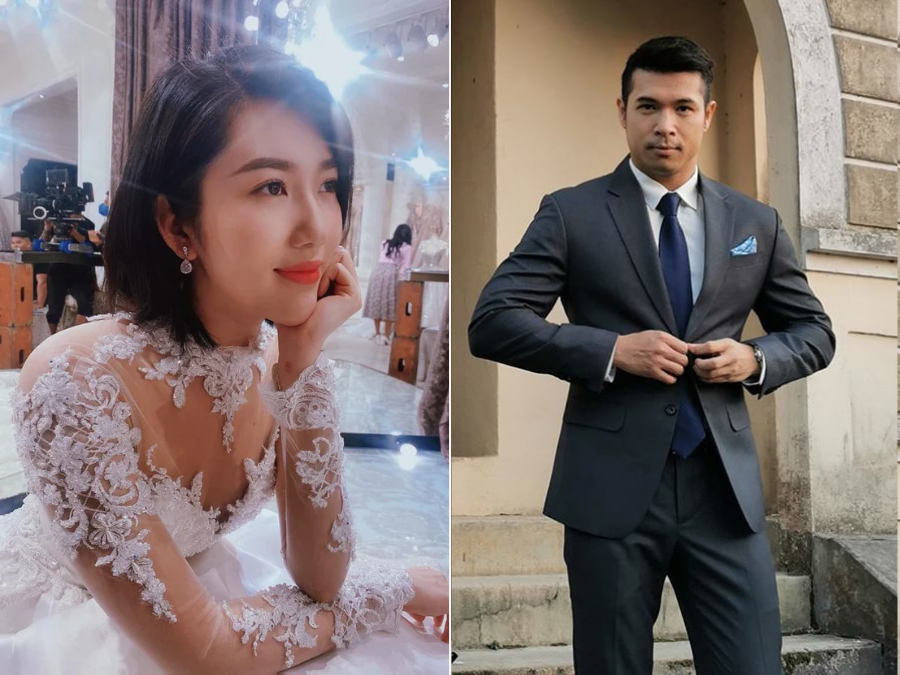 Thúy Ngân vừa bất ngờ gây hoang mang khi diện chiếc váy cô dâu khoe nhan sắc xinh đẹp. Cô makeup nhẹ nhàng và diện chiếc váy cưới hở 