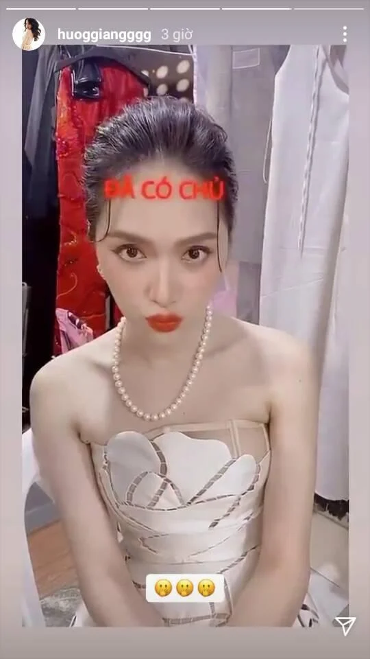 Mới đây, fan lại có dịp chứng kiến sự ngọt ngào khi Hương Giang mượn trend 