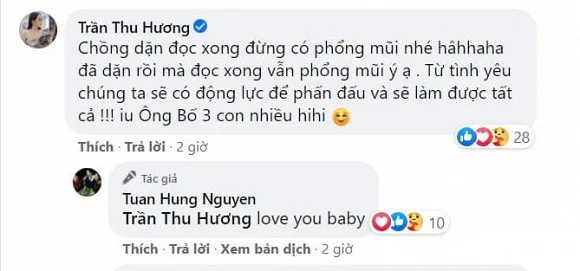 Mới đây, Tuấn Hưng thu hút mọi sự chú ý khi viết những lời ngọt ngào dành cho vợ: 