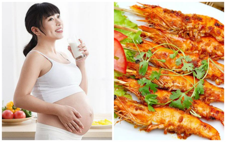 Mẹ bầu nên bổ sung canxi bằng thực phẩm thự nhiên như hải sản