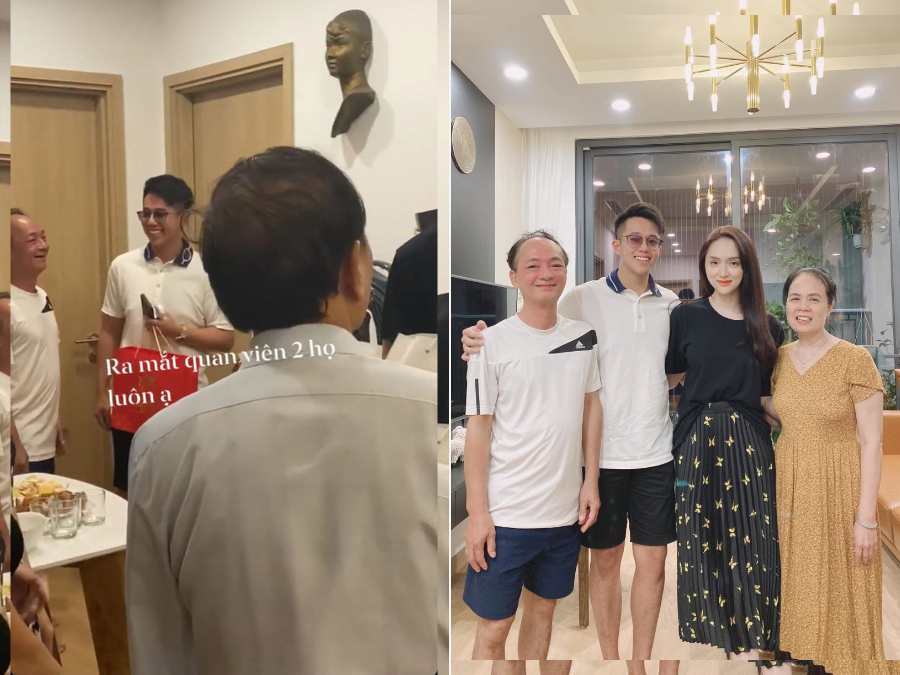 Sau hơn 3 tháng hẹn hò, Matt Liu đã chính thức ra mắt nhà Hương Giang. Anh đã có những bức ảnh chụp chung với phụ huynh bạn gái, gương mặt tất cả mọi người đều toát lên niềm hạnh phúc. Tuy nhiên, dân mạng soi ra món quà mà 