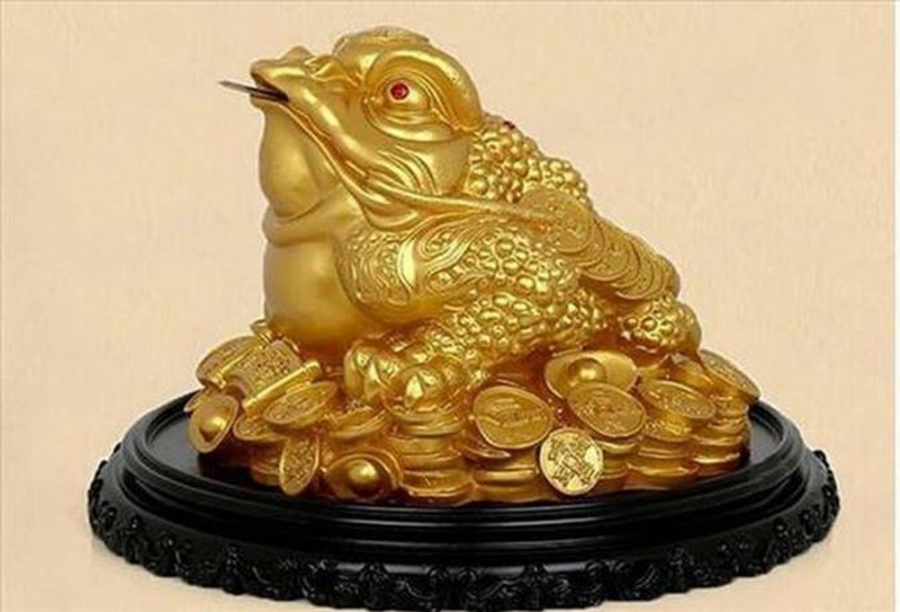 Cóc ngậm vàng mang lại may mắn cho bạn