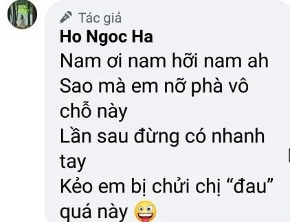 Hà Hồ đăng ảnh tình tứ với Kim Lý. Bên cạnh những lời khen ngợi bỗng có một tài khoản mạng chỉ trích, lên án Hà Hồ - Kim Lý vô cảm với miền Trung đang chịu cảnh lũ lụt, chỉ nghĩ đến chuyện ăn chơi. Sau đó còn quay sang chất vất Kim Lý. Ai cũng biết nữ ca sĩ đang trong giai đoạn cuối thai kỳ, vì vậy không thể đi miền Trung làm từ thiện nhưng mẹ cô đã đi thay. Hà Hồ không thể ngồi yên, đáp trả hẳn bằng thơ. Màn đối đáp của Hà Hồ bằng thơ gây ấn tượng nhưng cũng gây hoang mang bởi cách gieo vần không theo quy tắc bỗng biến thơ thành  văn xuôi khiến fan hoang mang.