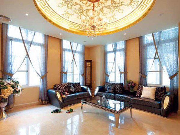 Không gian sang trọng của phong khách