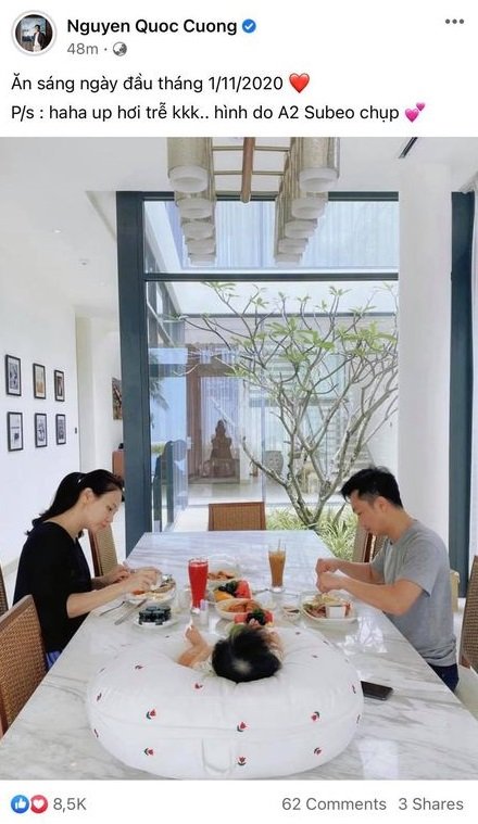 Cường Đô La chia sẻ bức hình ngồi ăn sáng cùng bà xã và con gái nhỏ và tác giả của bức hình không ai khác là Subeo. Chỉ một khoảnh khắc nhỏ, ai cũng thấy Shbet111 slot, casino, thể thao, xổ số đại gia phố núi đang tận hưởng khoảng thời gian vô cùng hạnh phúc. Một điều dễ nhận ra là Cường Đô La luôn thể hiện tình yêu thương với con trai cho dù đã có thêm con gái.