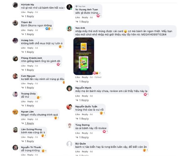 Khách hàng bình luận sôi nổi về chương trình 