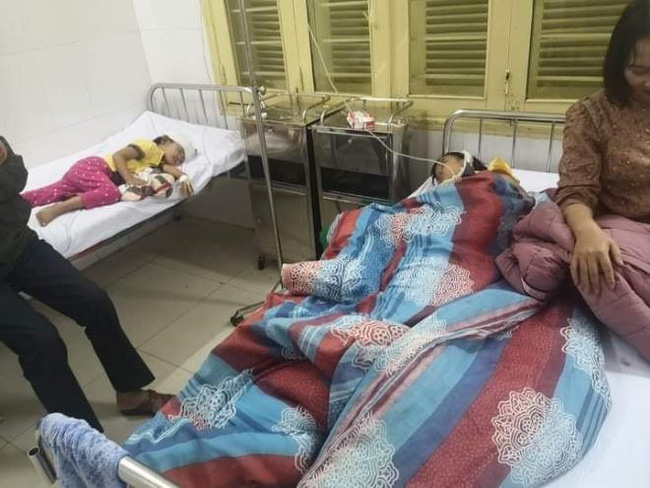 Tình trạng sức khoẻ của cháu V. đang nguy kịch