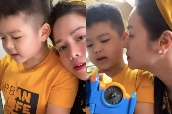 Mới đây, Nhật Kim Anh chia sẻ đoạn clip ngắn trò chuyện cùng con trai. Cô đã tranh thủ về thăm bé trước khi nhập viện để Shbet888 tiền thưởng cực khủng chữa bệnh hạt dây thanh quản và xúc động khi thấy bé động viên mẹ rất ngọt ngào. Khi được hỏi ngày mai mẹ mổ con chúc mẹ sao, cậu bé trả lời: 