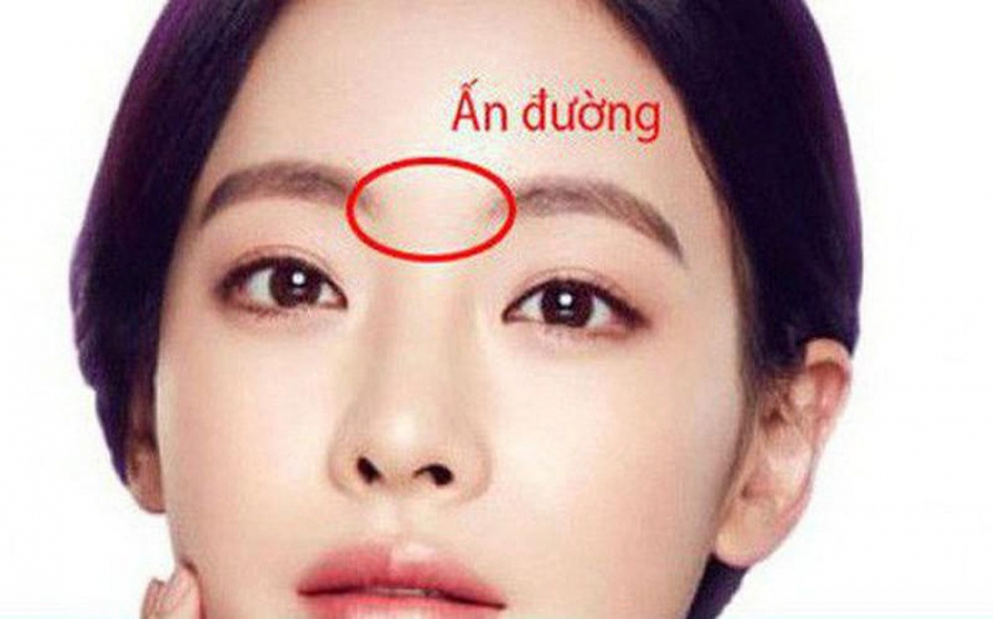 Ấn đường nổi mụn tăm tối