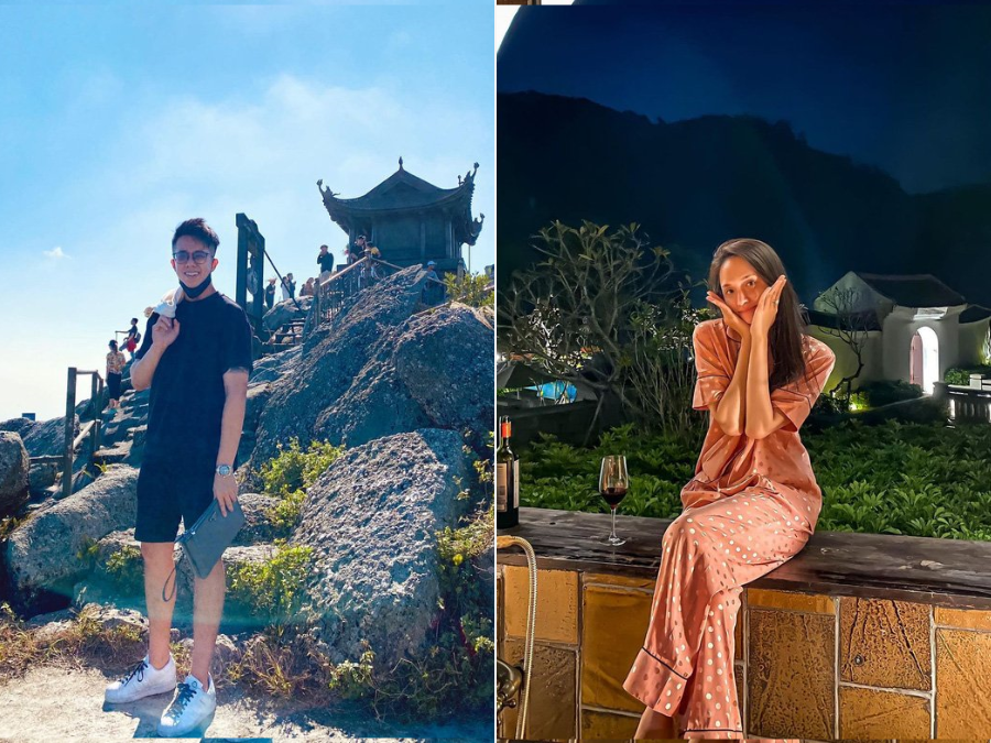 Mới đây, Matt đăng ảnh check-in ở đỉnh núi Yên Tử ngầm khẳng định đã đồng hành cùng Hương Giang trong chuyến đi này, vì trước đó nàng hậu cũng đăng ảnh cho thấy đang ở đây. Kèm theo bức ảnh, Matt Liu chú thích đơn giản: 