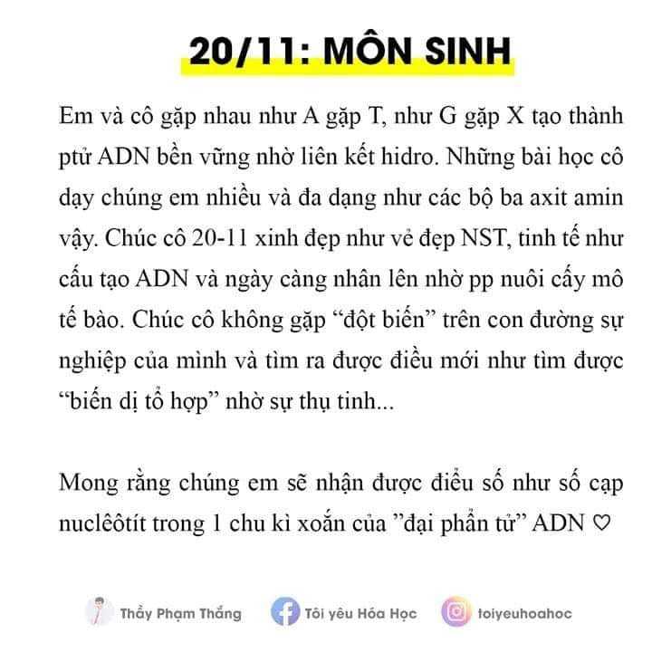 Nhìn vào biết ngay lớp chuyên Sinh