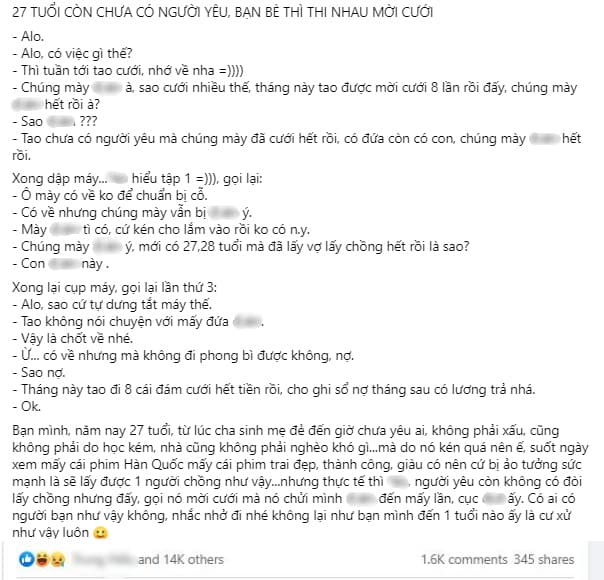 Bài đăng thu hút nhiều lượt like, share của cư dân mạng