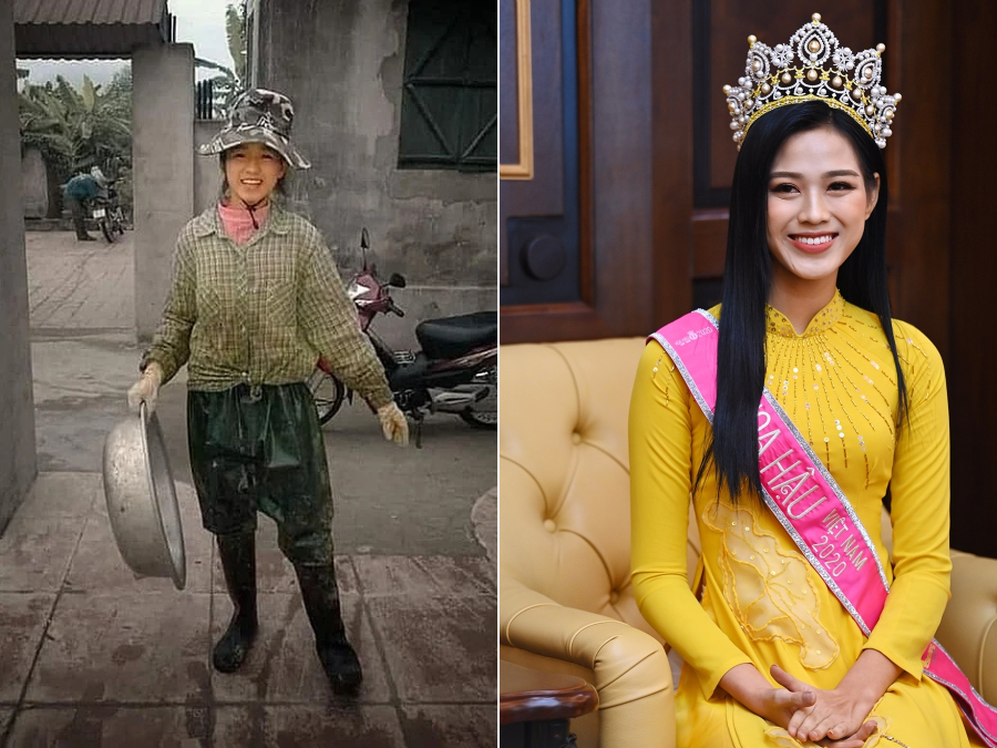 Sáng 8/12, Tân Hoa hậu Việt Nam 2020 Đỗ Thị Hà đã có mặt tại trường ĐH Kinh tế Quốc dân. Đây là lần đầu tiên cô trở lại trường sau khi đăng quang. Đỗ Thị Hà cũng đã chia sẻ về bức ảnh bản thân lấm lem bùn đất được lan truyền trên mxh. Cô tiết lộ bức ảnh được chụp vào năm lớp 8: 