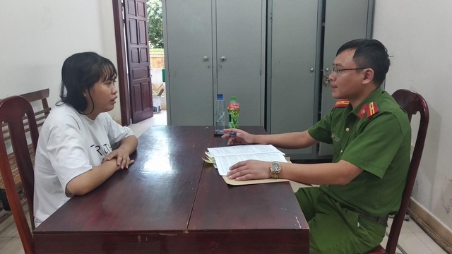 Cà Thị Út tại cơ quan điều tra