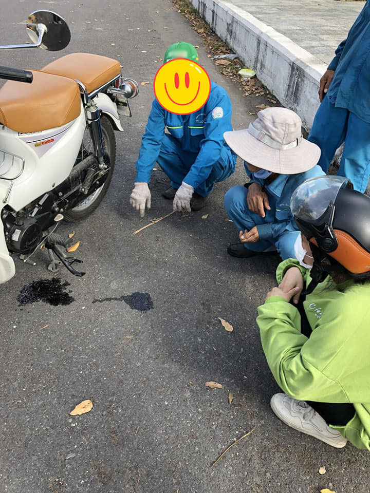 Hình ảnh ấm lòng do cô gái chia sẻ