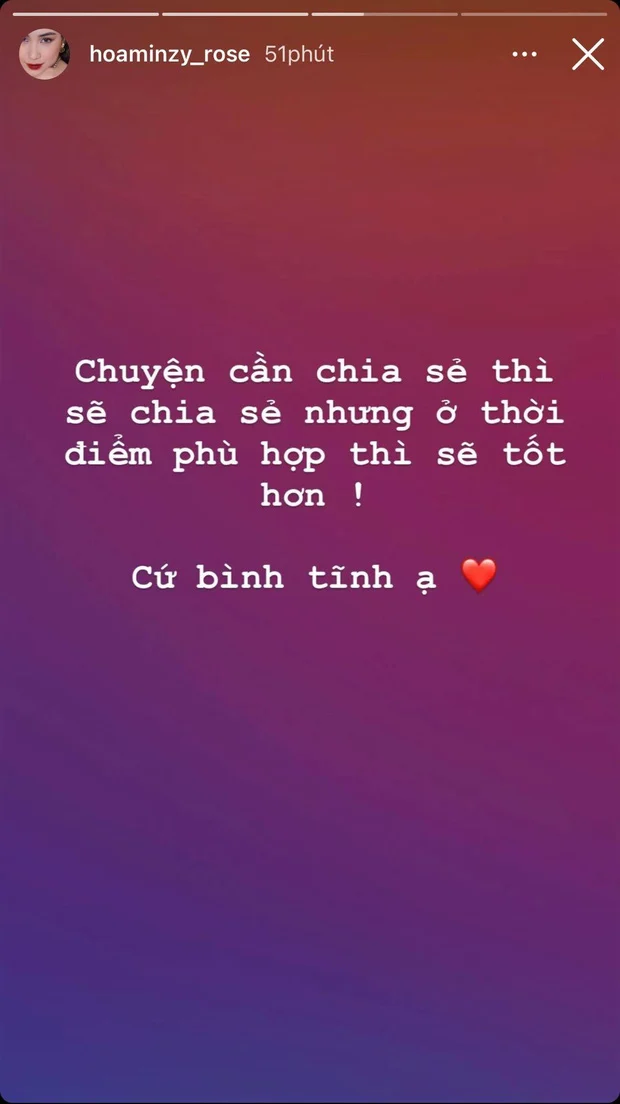 Mới đây, ca sĩ Pha Lê Đã có bình luận gây chú ý bên dưới loạt ảnh xinh xắn của Hoà Minzy. Cô vô tình bật mí Hòa Minzy là 