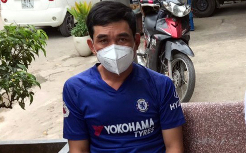 Đối tượng Hùng  (Ảnh do Công an tỉnh An Giang cung cấp).