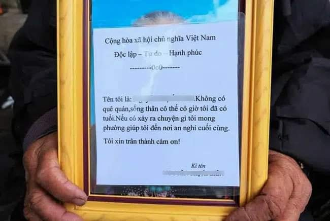 Mong ước của cụ Liên sau này có nơi chốn yên nghỉ cuối cùng cho đàng hoàng (Ảnh: Nhịp sống Việt)