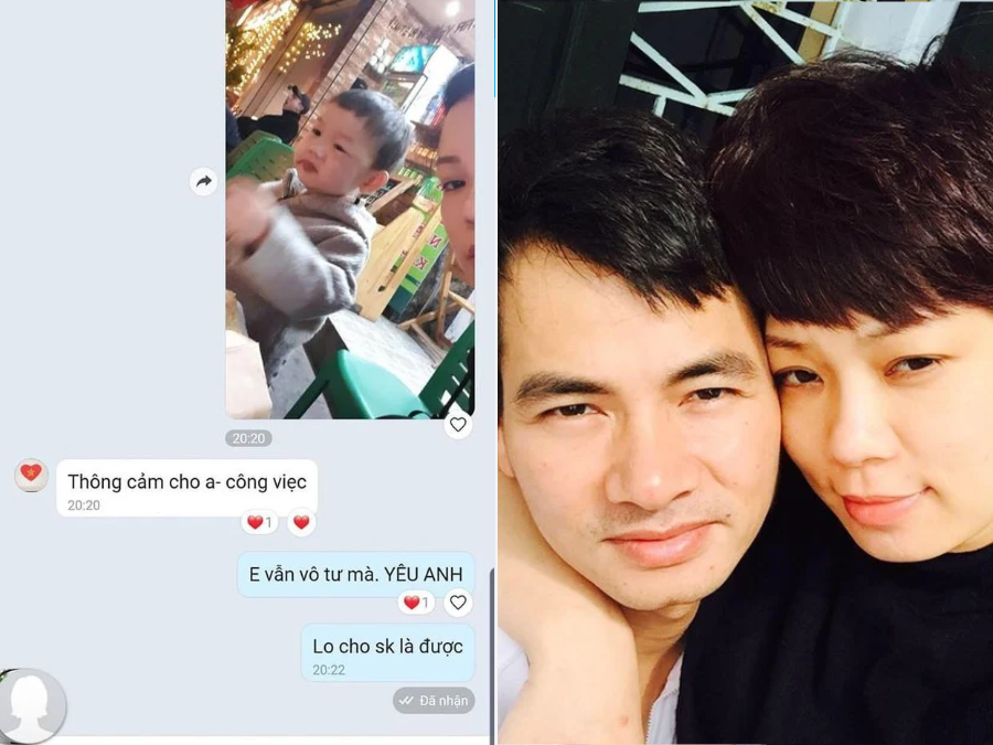 Vợ NS Xuân Bắc chia sẻ đoạn hội thoại của hai vợ chồng. Theo nội dung đoạn tin nhắn, chị Hồng Nhung cùng con trai thứ ba đã lên nhà hát lớn để đợi Xuân Bắc xong công việc. Vì thấy vợ con chờ lâu, Xuân Bắc nhắn nhủ: 