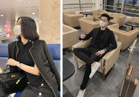 Mới đây Lệ Quyên đã viết một status dài để bày tỏ tâm trạng khi về Hà Nội đón Tết với mẹ ruột. Điều đáng nói là cùng thời điểm trên, Lâm Bảo Châu cũng đăng ảnh ở sân bay kèm chia sẻ: 