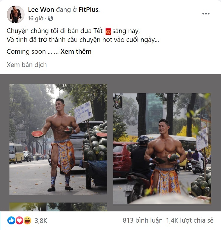 Thân thế anh chàng giờ cũng đã 