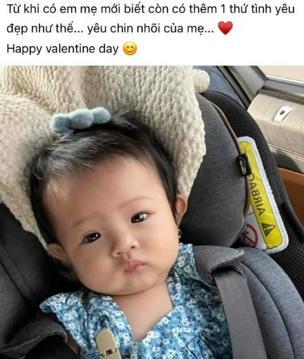 Mới đây, Cường Đô La khoe ảnh bế trọn con gái trong vòng tay kèm lời nhắn 