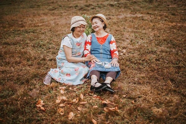 Một cặp sui gia khác cũng làm giới trẻ ngưỡng mộ (Ảnh: Nguyễn Trung Hậu- Ghiền Đà Lạt)