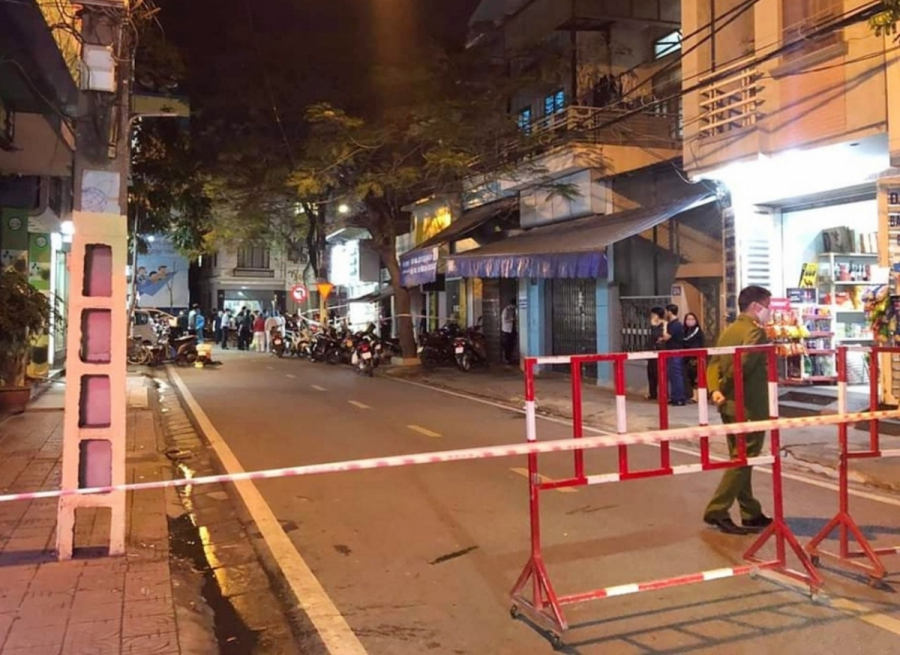 Hải Phòng phong toả số nhà 184 Nguyễn Công Trứ (Ảnh: VOV)