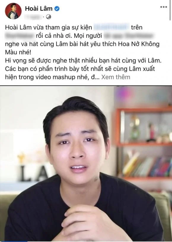 Hoài Lâm mới đây đăng một đoạn clip làm khán giả vô cùng vui mừng khi thấy nam ca sĩ đang dần bắt đầu trở lại làng nhạc V-pop. Tuy nhiên sau khi xem, mọi người đều cho rằng Hoài Lâm có vẻ đang tăng cân, cả gương mặt, tay và chân đều mũm mĩm hơn. Vốn là nam ca sĩ sở hữu ngoại hình thư sinh nên sự thay đổi của anh chàng không khỏi khiến người hâm mộ có chút tiếc nuối. Có người còn nói nhìn Hoài Lâm như ông chú U40.