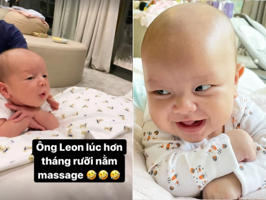Cuối năm 2020, Hồ Ngọc Hà hạ sinh cặp nhóc tỳ Lisa và Leon. Lisa và Leon bộc lộ tính cách khác biệt ngay từ khi còn nhỏ. Có thể nói Leon đích thị là một cậu bé có gương mặt “tấu hài”. Trong tất cả những hình ảnh về các con được Hồ Ngọc Hà đăng tải thì Leon luôn khiến mọi người phải bật cười vì gương mặt rất hài hước của cậu bé. Nhóc tì 4 tháng tuổi nhà Hà Hồ - Kim Lý trộm vía có thân hình khá bụ bẫm, đặc biệt là luôn có biểu cảm lém lỉnh. Leon luôn nhìn thẳng vào ống kính và cười thật tươi.