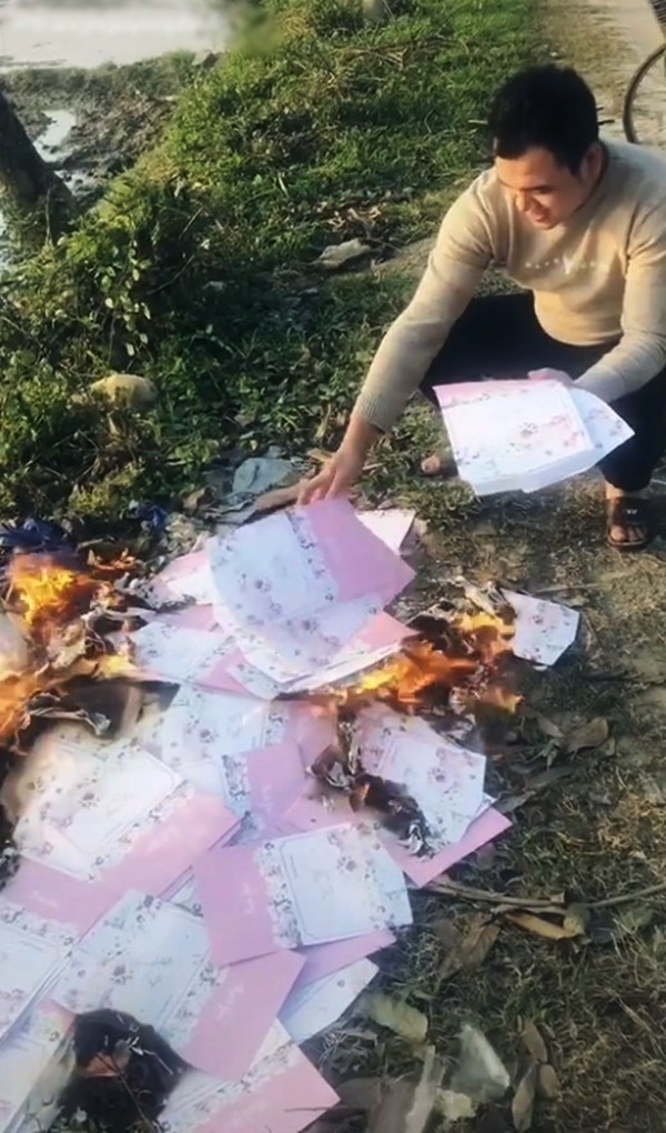 Trước ngày cưới lại phát hiện vợ có bầu với người khác (Ảnh cắt từ clip)