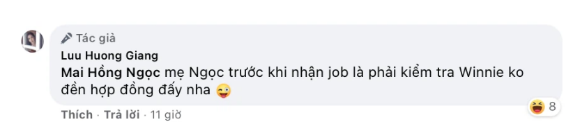 Lưu Hương Giang chia sẻ hình ảnh con gái Misu cực kỳ đáng yêu khi tham gia chụp hình quảng cáo cùng bố Hồ Hoài Anh. Cô viết: 
