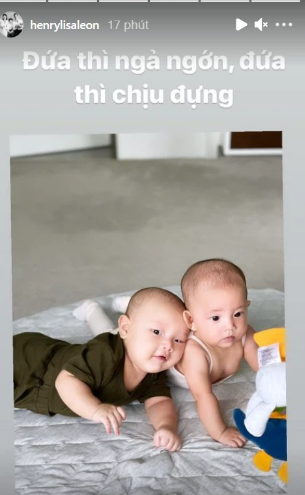 Mới đây, Hồ Ngọc Hà đã chia sẻ hình ảnh kỷ niệm Lisa và Leon tròn 5 tháng tuổi. Cô viết: 