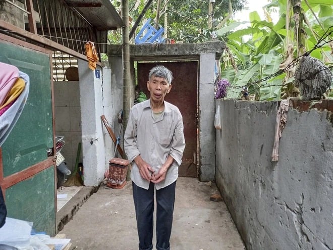Ngôi nhà tạm bợ của chị H. (Ảnh: Pháp luật và bạn đọc)