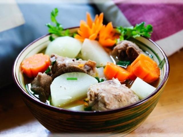 Món canh củ cải trắng hút sạch độc tố trong Sh88bet đăng ký miễn phí bạn