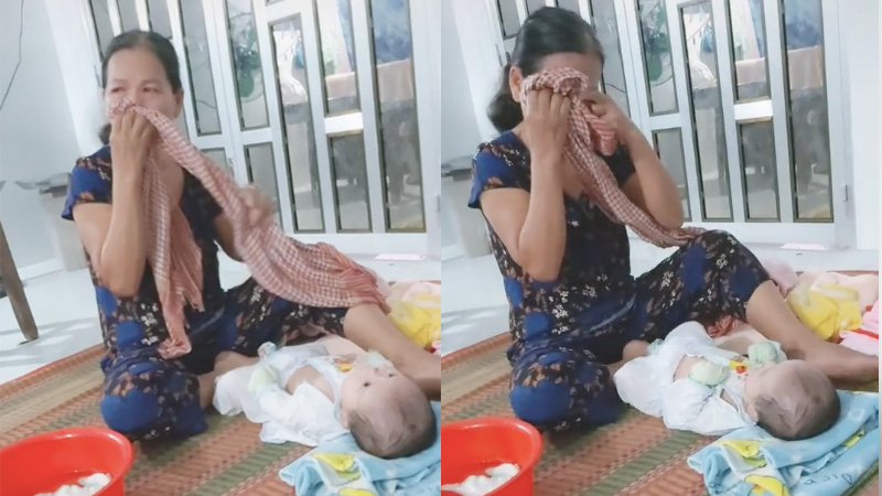 Sắp phái xa con, cháu bà ngoại tủi thân rơi nước mắt 